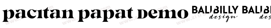 Pacitan Papat Demo字体转换